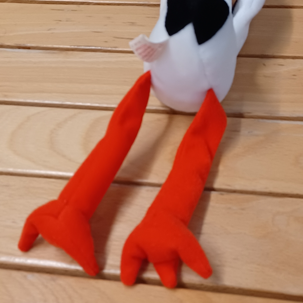 -Ty Beanie Babies Vintage 1999 Stilts The Stork plushie Retired - Picture 7 of 12